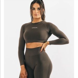 alphalete amplify mocha long sleeve